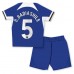 Tanie Strój piłkarski Chelsea Benoit Badiashile #5 Koszulka Podstawowej dla dziecięce 2023-24 Krótkie Rękawy (+ szorty)